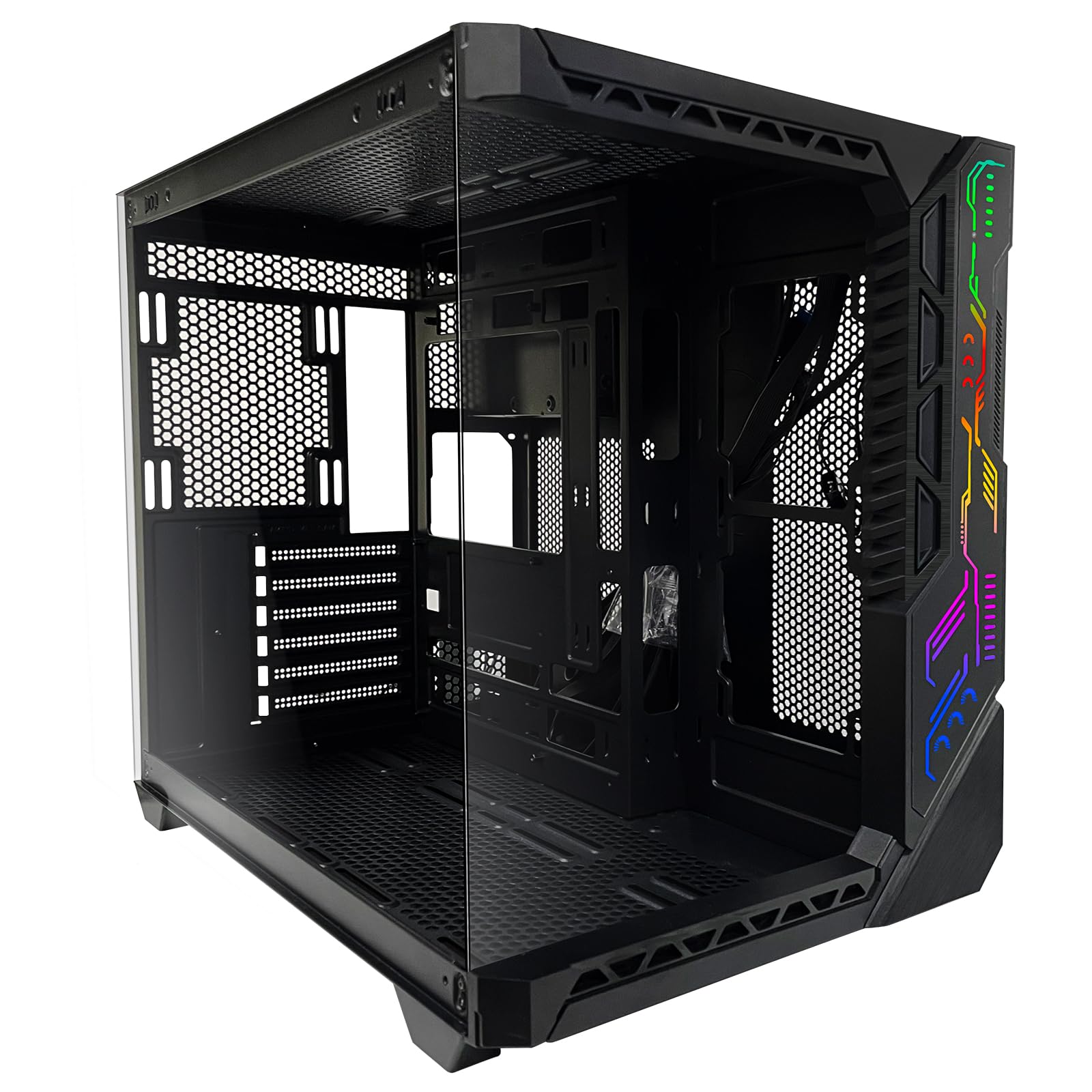 Amazon.co.jp: SZSKYING Sea View Gaming PCケース ATX